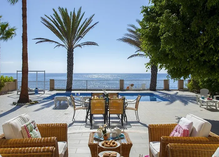 Meneou Beachfront Sunset * Perivolia